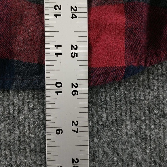 Tallwoods Bruno Milano Men's Flannel Button-Up Shirt Multi Small Check Cotton - Picture 12 of 13